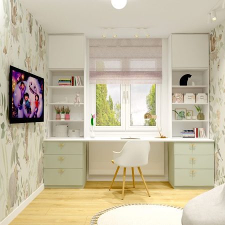 Pokój dziewczynki ze zwierzątkami