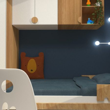 Pokój chłopca -układ planetarny do 20m2